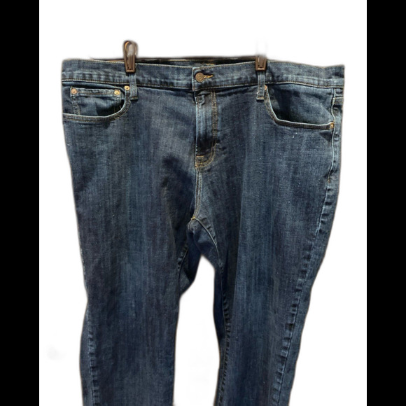 Men’s Lucky Jeans Size 42/30 221 Straight Dark Wash Straight Leg Heavy Denim - Picture 1 of 11